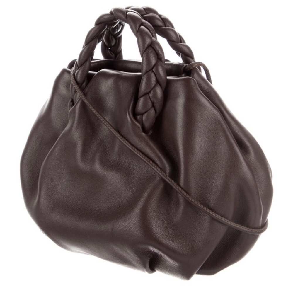 Hereu Bombon Plaited-handle Leather Handbag - Picture 2 of 3